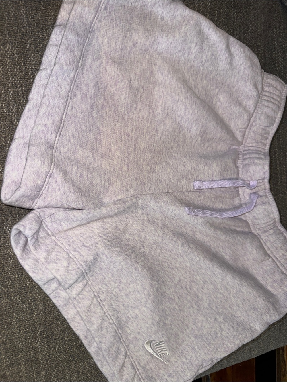 Nike Light gray Fleece Shorts